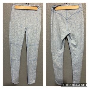Gymshark Fleur Texture Leggings *blue*